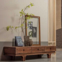 mutoni living Tv-Lowboard Staes Mangoholz Walnuss 180> Tv-Möbel