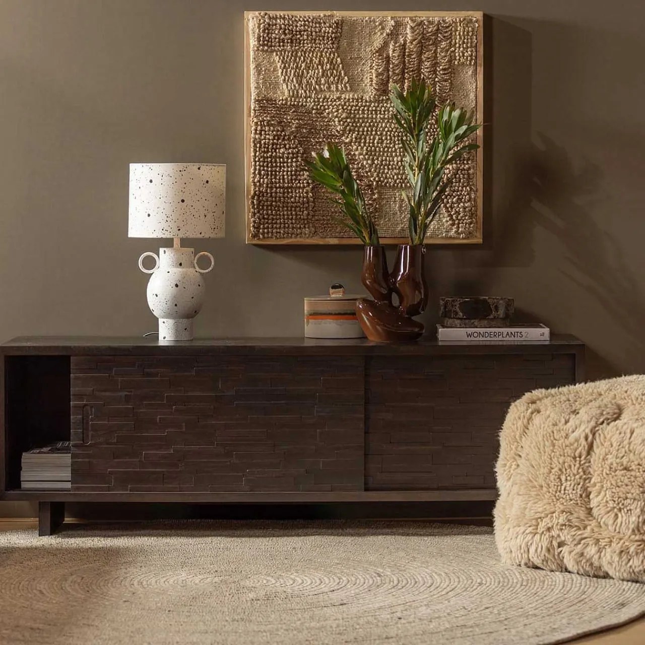 mutoni living Tv-Lowboard Til Mangoholz Dunkelbraun 150> Tv-Möbel