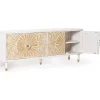 mutoni inspiration Tv-Möbel Antigua Mangoholz Weiss 170> Tv-Möbel