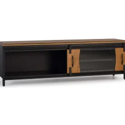 mutoni inspiration Tv-Möbel Nero Iii Mangoholz Schwarz 160> Tv-Möbel