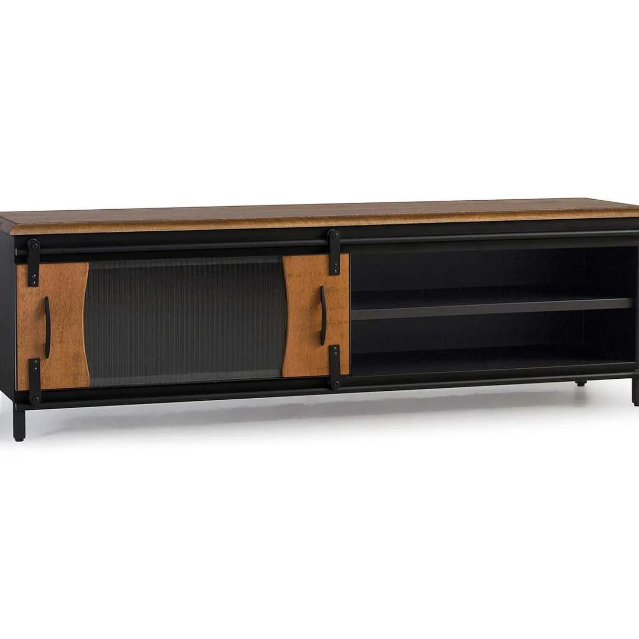 mutoni inspiration Tv-Möbel Nero Iii Mangoholz Schwarz 160> Tv-Möbel