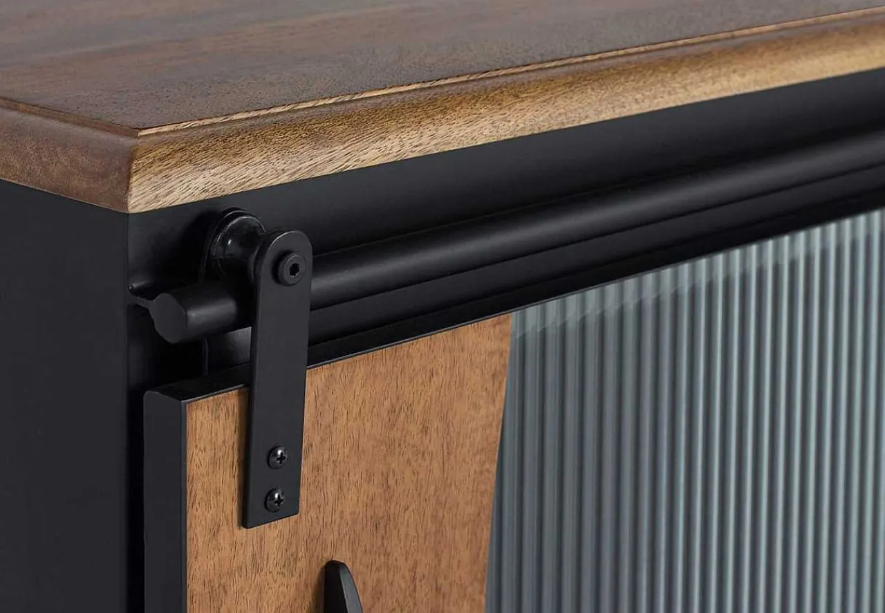 mutoni inspiration Tv-Möbel Nero Iii Mangoholz Schwarz 160> Tv-Möbel