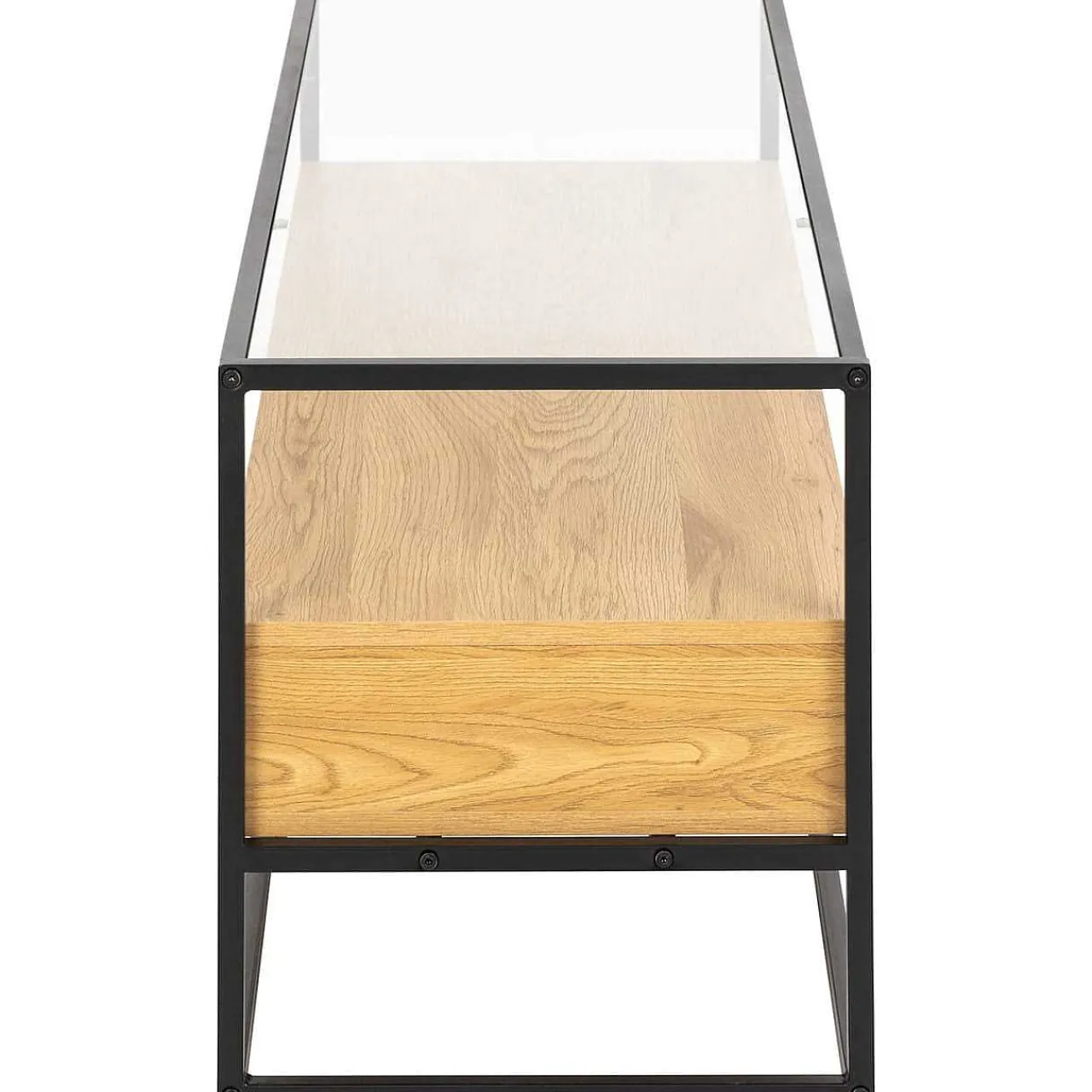 mutoni scandi Tv-Möbel Randall Glas Transparent Natur 120> Tv-Möbel