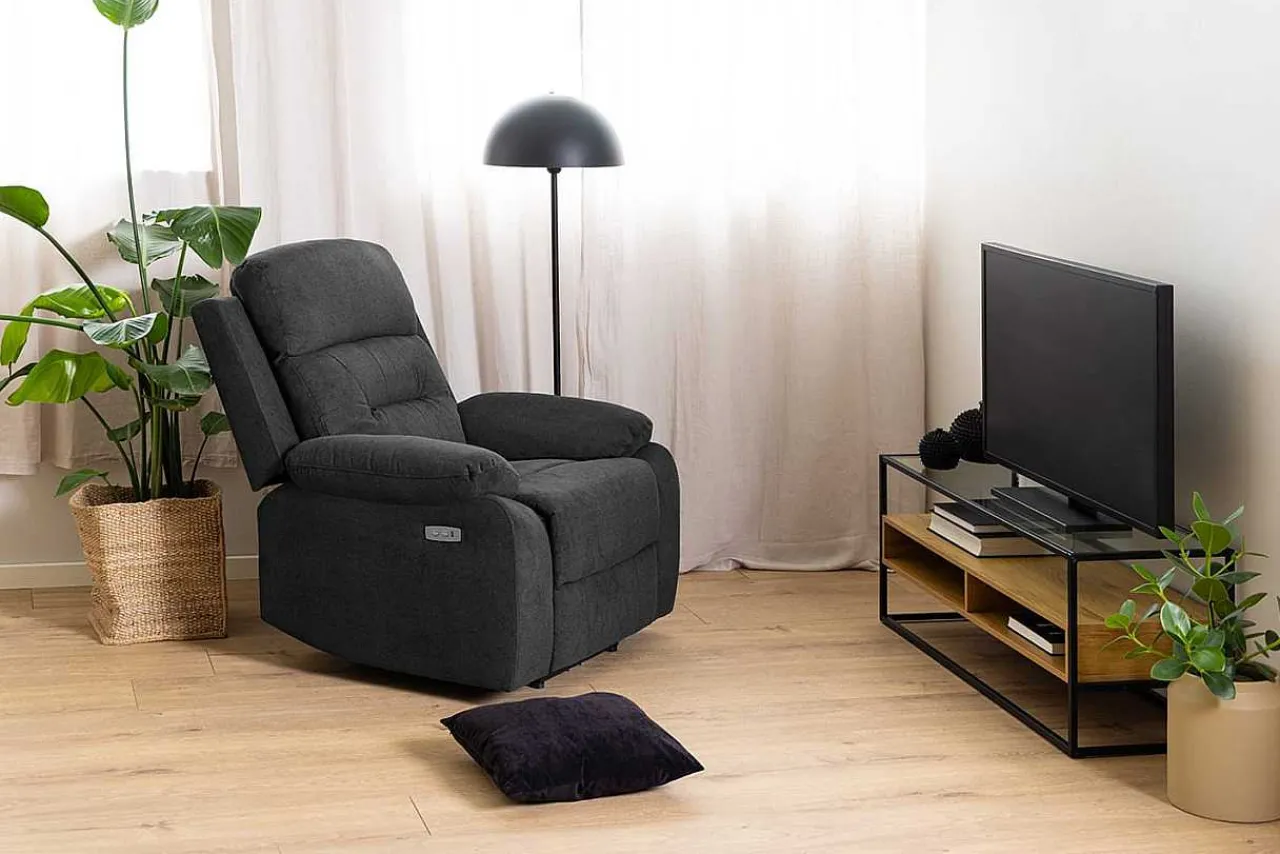 mutoni scandi Tv-Möbel Randall Glas Transparent Natur 120> Tv-Möbel