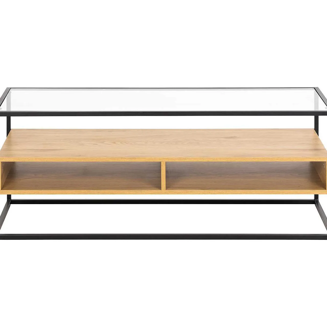 mutoni scandi Tv-Möbel Randall Glas Transparent Natur 120> Tv-Möbel