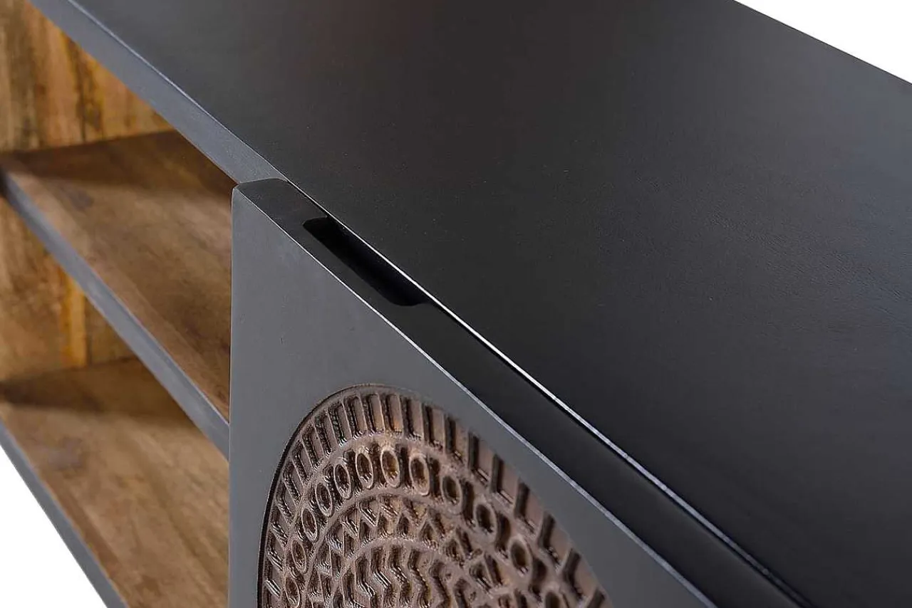 mutoni inspiration Tv-Möbel Rondo Mangoholz Dunkelbraun 145> Tv-Möbel