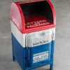 mutoni vintage Unikat Schrank Briefkasten Rot-Weiss-Blau> Schränke