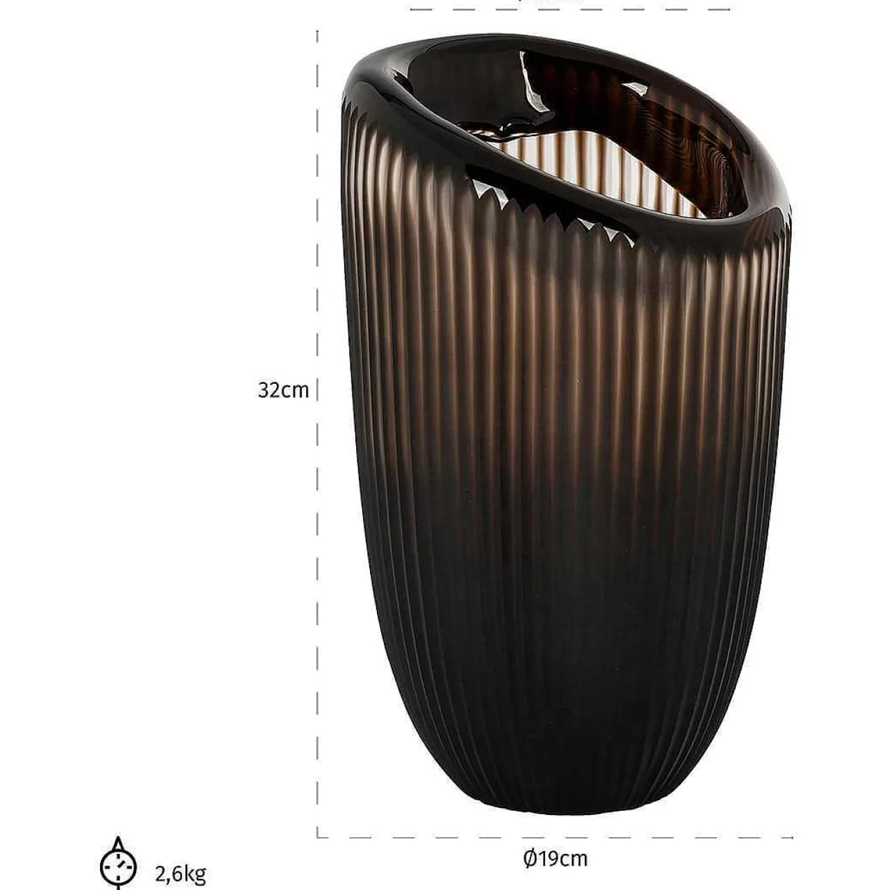 Richmond Interiors Vase Bodi Gross> Vasen