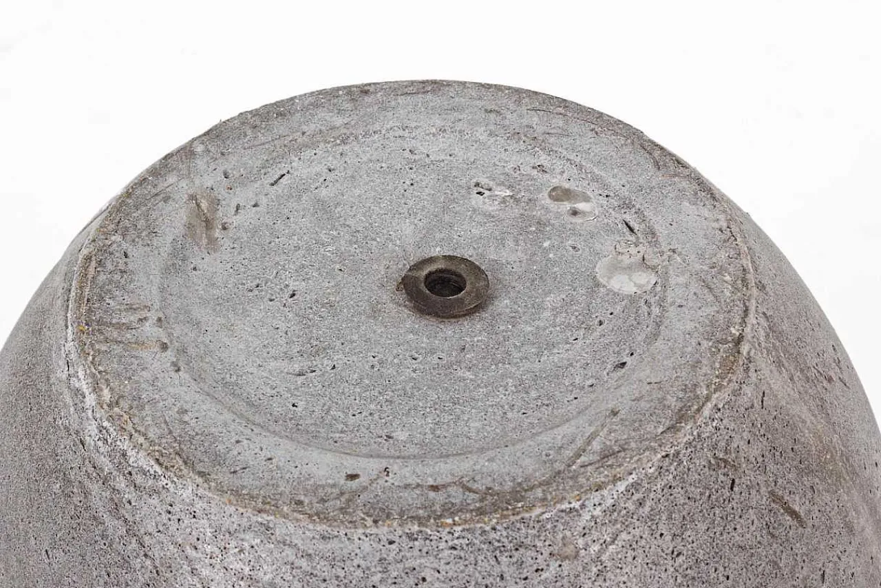 mutoni lifestyle Vase Cement Rund Hoch Grau (2Er-Set)> Gartenvasen Und Pflanzkübel