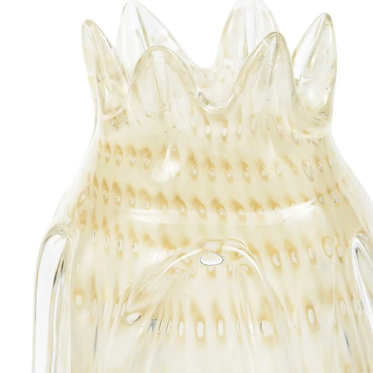 mutoni living Vase Crown Handgeformt Offwhite 30> Vasen