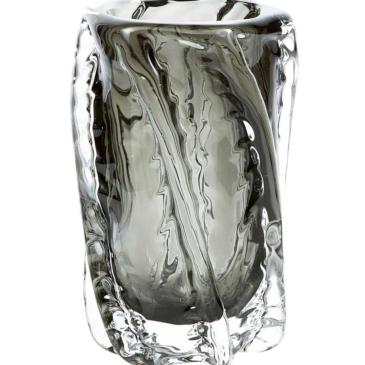 mutoni living Vase Paragon Handgeformt Anthrazit 21> Vasen