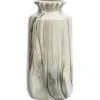 mutoni living Vase Strike Keramik Offwhite/Schwarz 30> Vasen