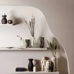 mutoni living Vase Strike Keramik Offwhite/Schwarz 30><noscript><img width=