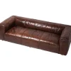 KARE Design Vintage Leder Sofa Cubetto 3 Sitzer> Ledersofas