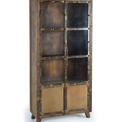 mutoni inspiration Vitrine Acaba Recyceltes Holz 90X190> Vitrinen