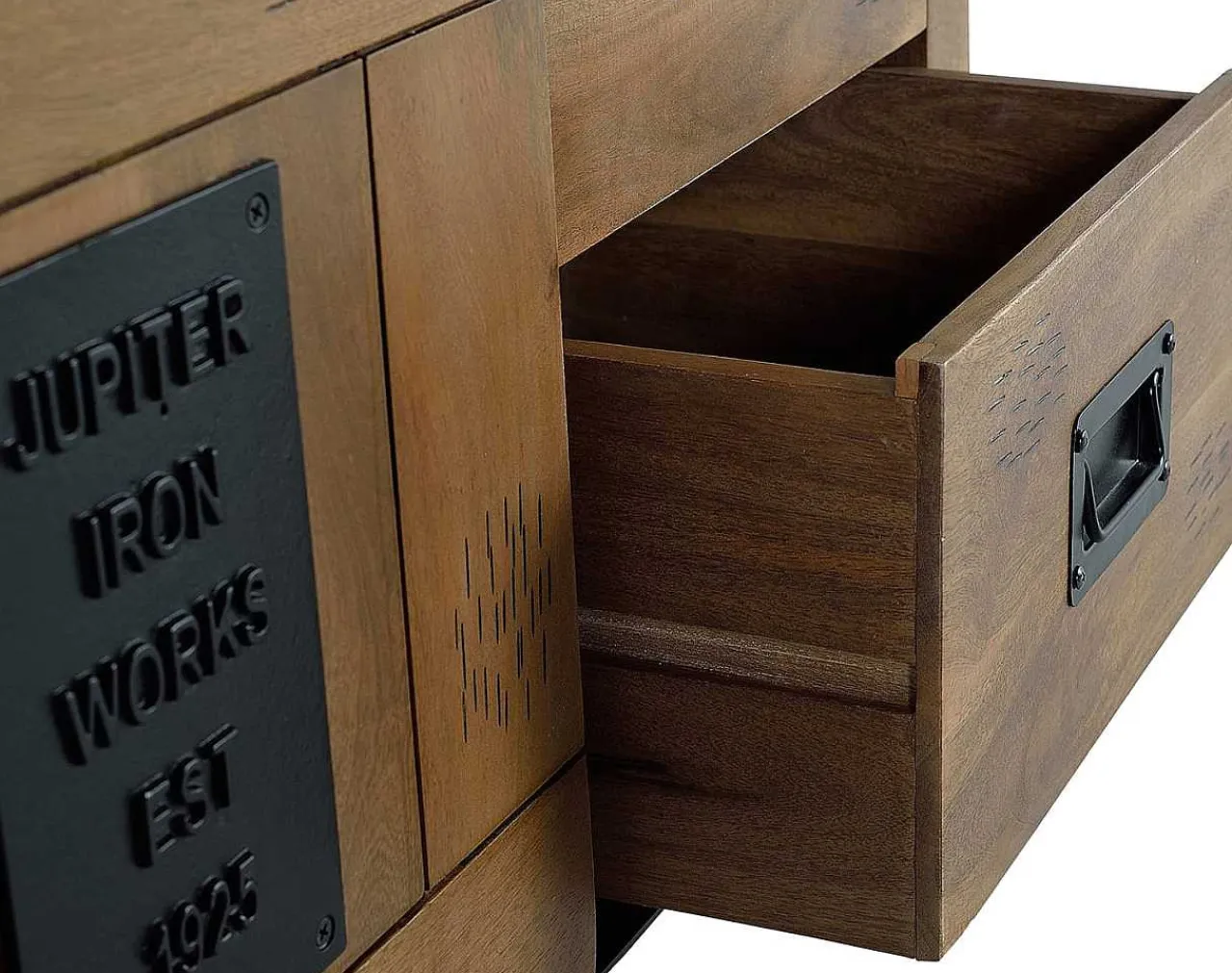 mutoni inspiration Vitrine Acia Mangoholz Natur 100X185> Vitrinen