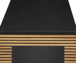 mutoni casual Vitrine Flubna Natur Schwarz> Vitrinen