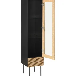 mutoni casual Vitrine Flubna Natur Schwarz><noscript><img width=