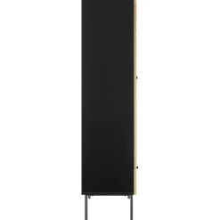 mutoni casual Vitrine Flubna Natur Schwarz 179> Vitrinen
