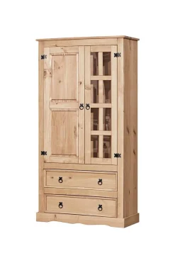mutoni trend Vitrine Kiefer Massiv 100X41X190> Vitrinen