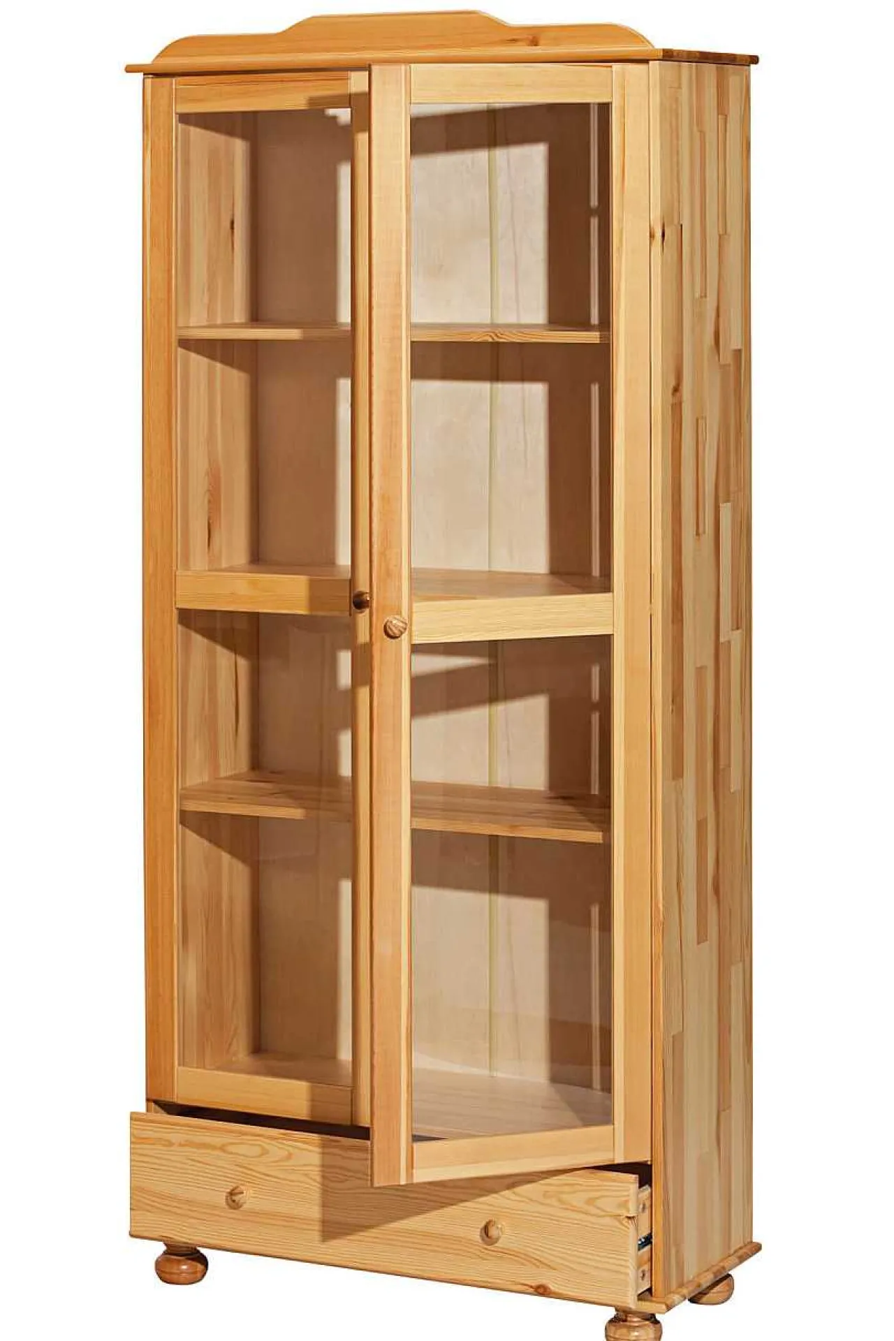 mutoni trend Vitrine Kiefer Massiv 85X35X189> Vitrinen