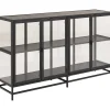 mutoni scandi Vitrine Multiple Bronx Metall Schwarz 152> Vitrinen