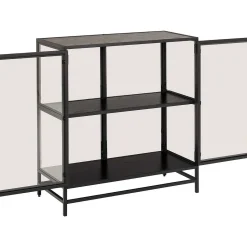 mutoni scandi Vitrine Multiple Bronx Metall Schwarz 86><noscript><img width=