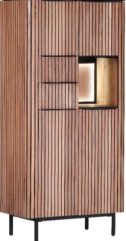 mutoni prime Vitrine Nelly Natur 75X160> Vitrinen