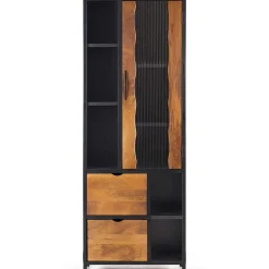 mutoni inspiration Vitrine Nero Iii Mangoholz Schwarz 75X198><noscript><img width=