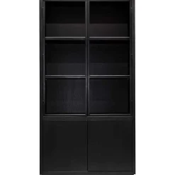 Richmond Interiors Vitrine Oakura Schwarz> Vitrinen