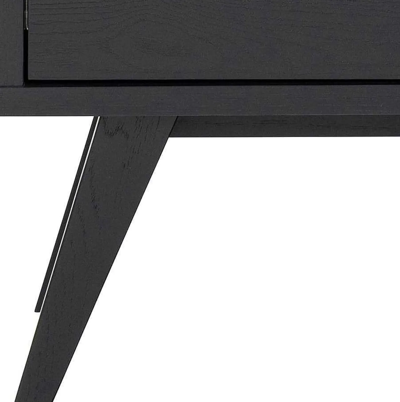 mutoni scandi Vitrine Upsala Schwarz 72X145> Vitrinen