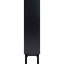 mutoni scandi Vitrine Upsala Schwarz 72X145> Vitrinen