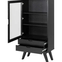 mutoni scandi Vitrine Upsala Schwarz 72X145><noscript><img width=