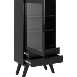 mutoni scandi Vitrine Upsala Schwarz 72X145><noscript><img width=