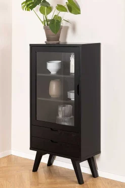 mutoni scandi Vitrine Upsala Schwarz 72X145><noscript><img width=
