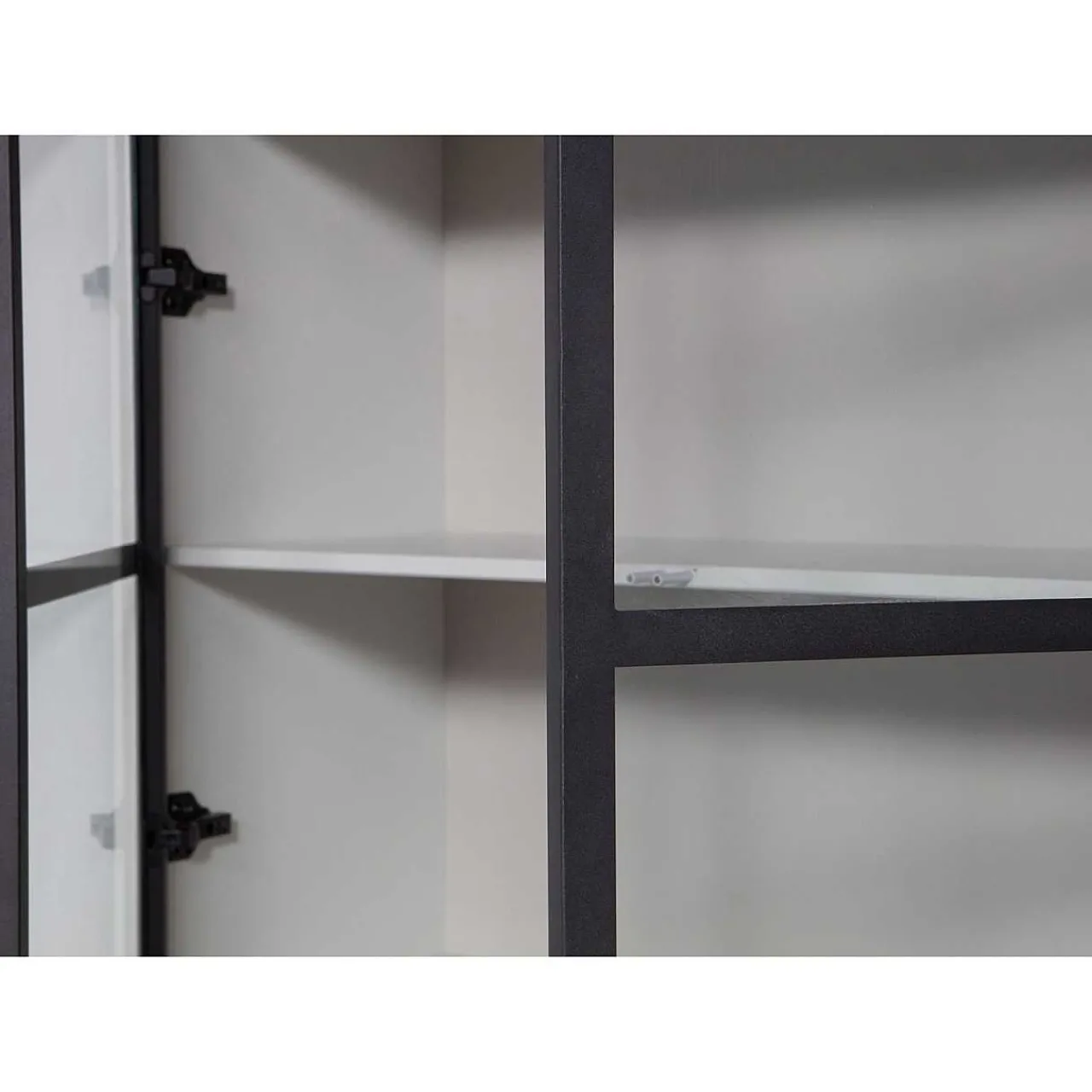 mutoni living Vitrinenschrank Basic Kiefer Mist 230X101> Vitrinen