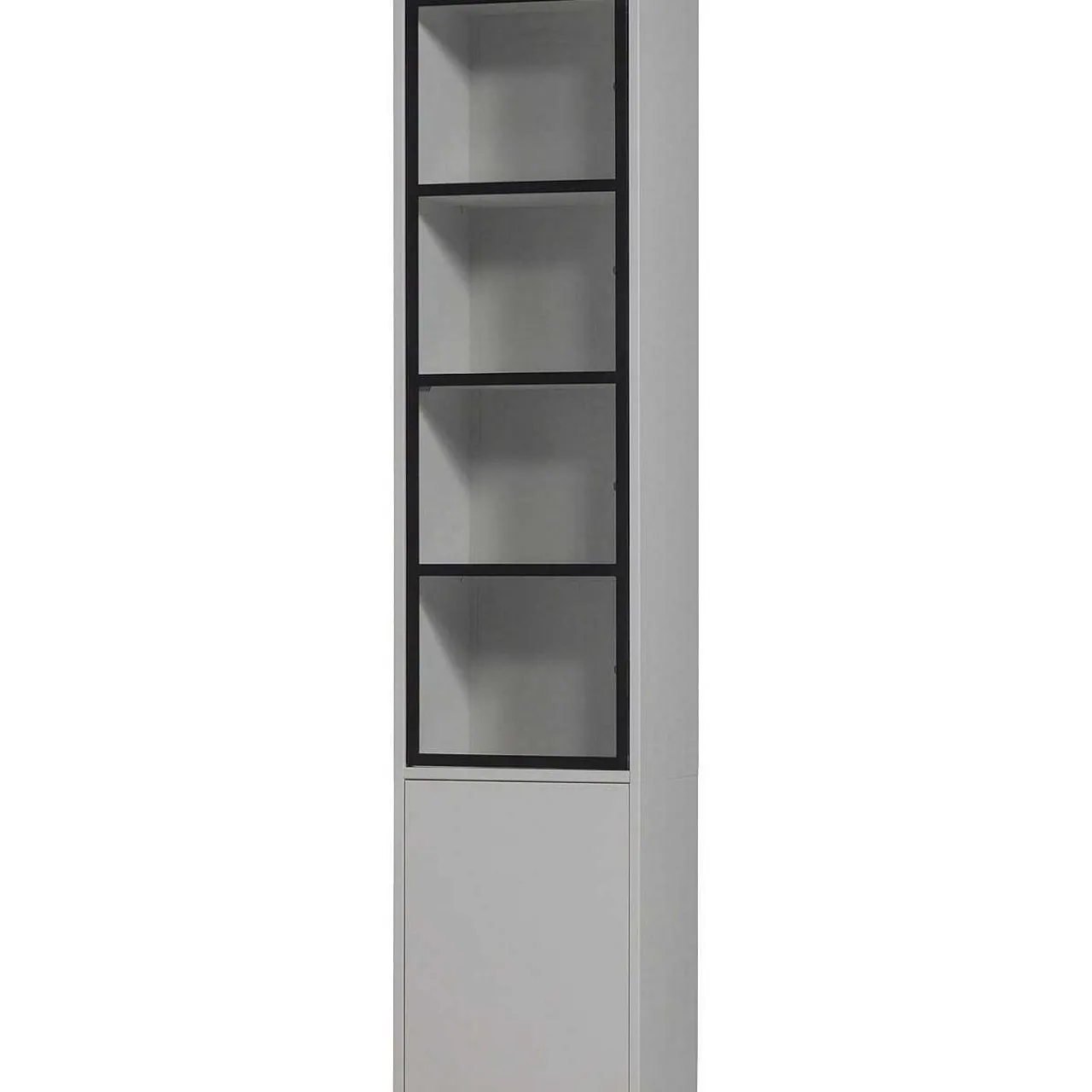 mutoni living Vitrinenschrank Basic Kiefer Mist 230X53> Vitrinen