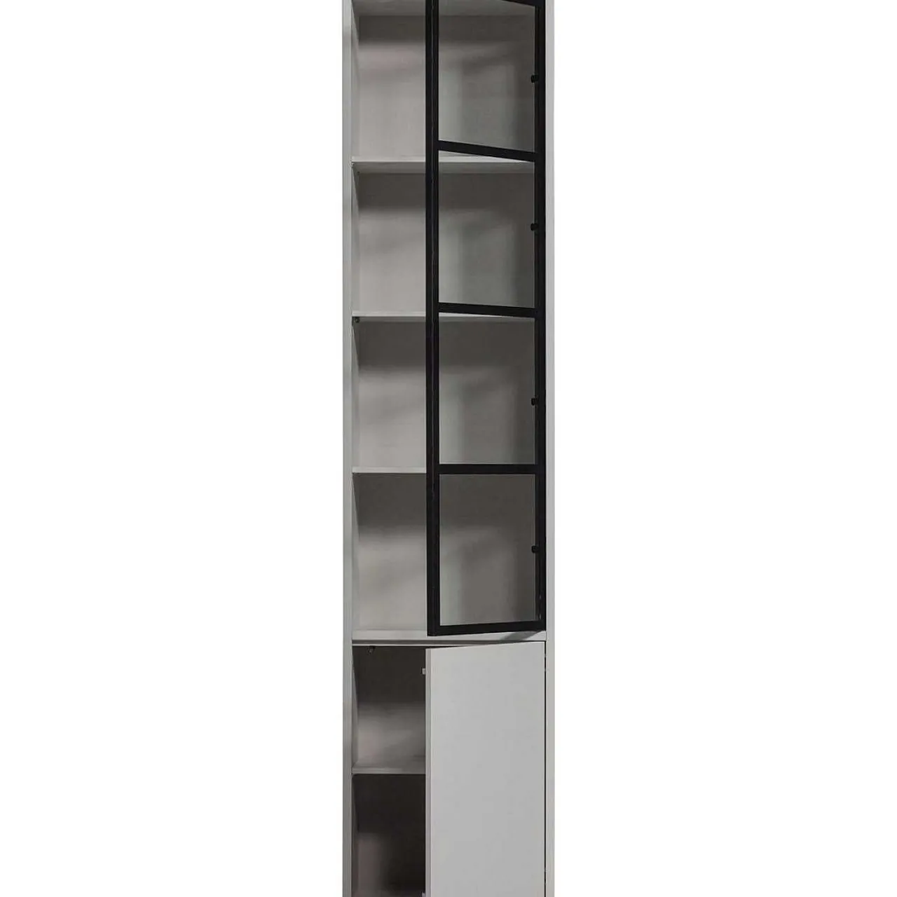 mutoni living Vitrinenschrank Basic Kiefer Mist 230X53> Vitrinen