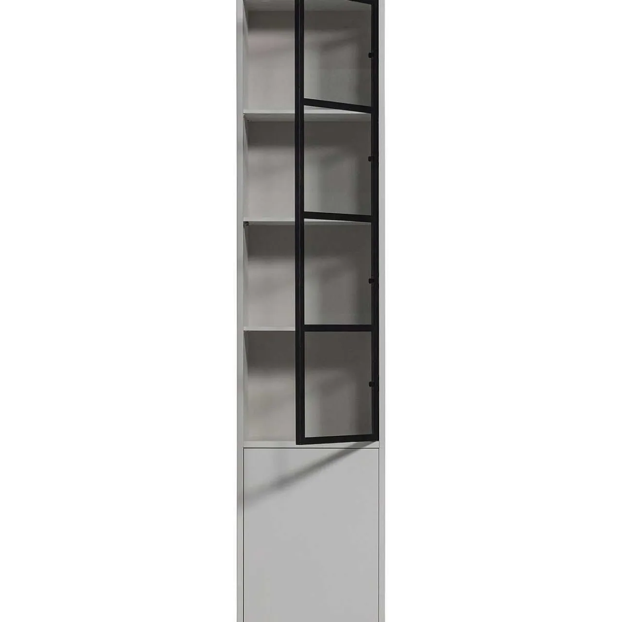 mutoni living Vitrinenschrank Basic Kiefer Mist 230X53> Vitrinen