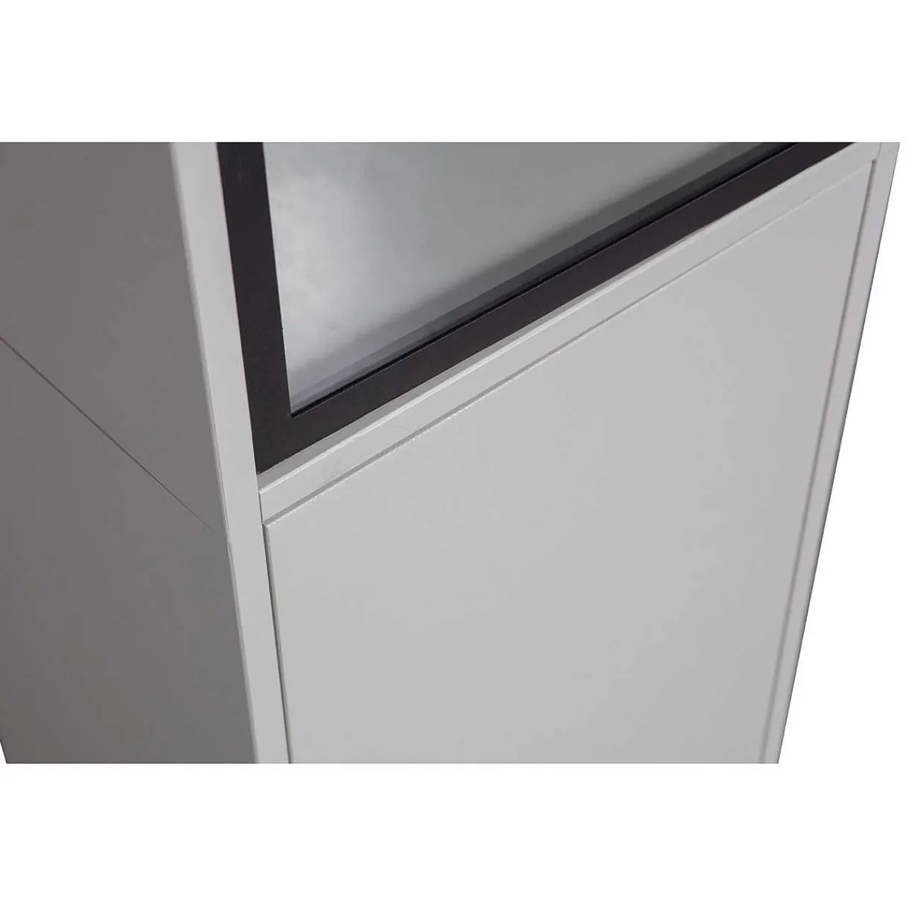 mutoni living Vitrinenschrank Basic Kiefer Mist 230X53> Vitrinen