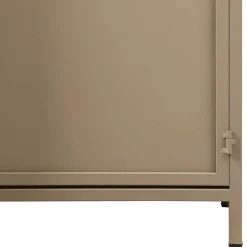 mutoni living Vitrinenschrank Exhibit Khaki 99X170> Vitrinen