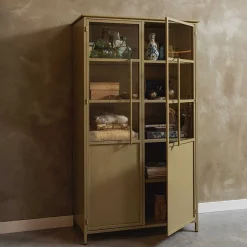 mutoni living Vitrinenschrank Exhibit Khaki 99X170><noscript><img width=