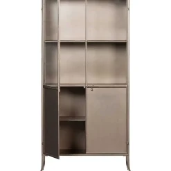 mutoni living Vitrinenschrank Fossil Metall Champagne 95X180><noscript><img width=