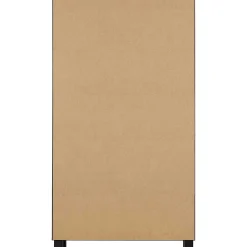 mutoni living Vitrinenschrank Goos Kiefer Schwarz Walnuss 110X200> Vitrinen