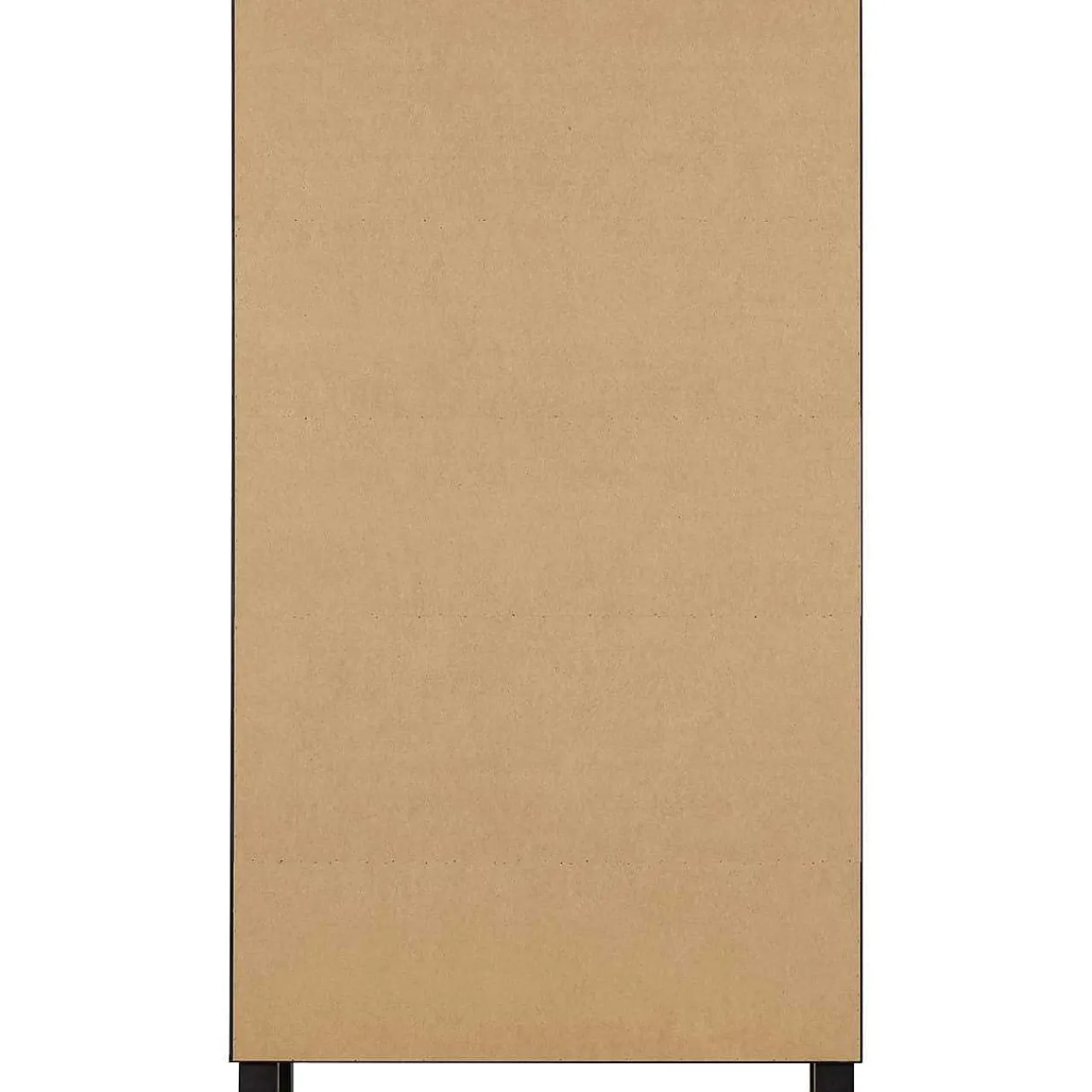 mutoni living Vitrinenschrank Goos Kiefer Schwarz Walnuss 110X200> Vitrinen