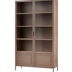 mutoni living Vitrinenschrank Ronja Militarbraun 110X189><noscript><img width=