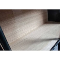 mutoni living Vitrinenschrank Sivan Kiefer Schwarz 200X100><noscript><img width=