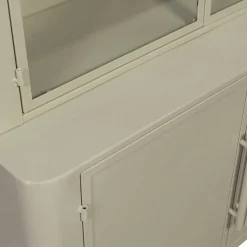 mutoni living Vitrinenschrank Unlock Metall Greige 210X110><noscript><img width=