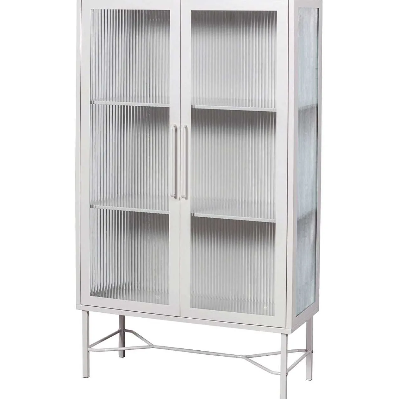 mutoni living Vitrinenschrank Zion Sand 85X150> Vitrinen