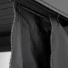 mutoni lifestyle Vorhänge-Netz Fur Pavillon Ocean Anthrazit 300X400 (4Er-Set)> Pavillons Zubehör